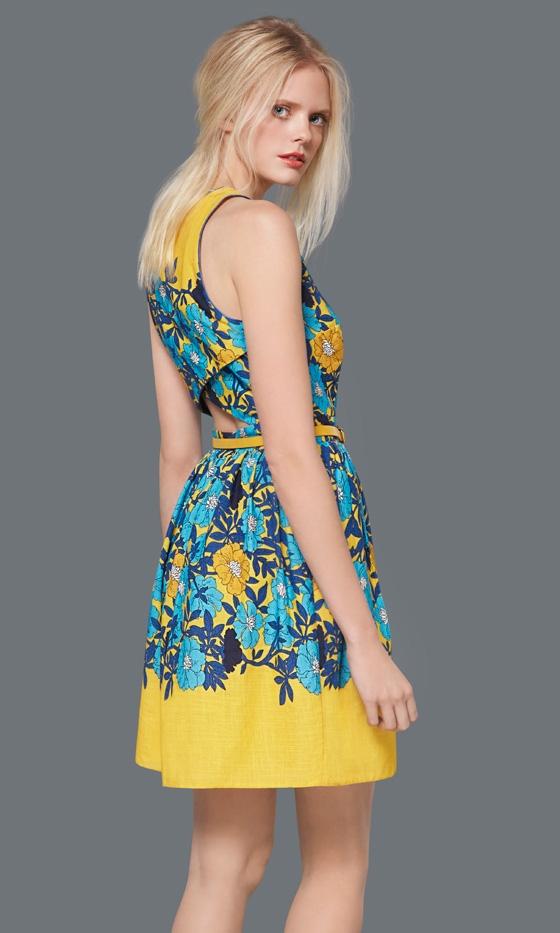 Primark's SS12 Floral Dress £17 And Skinny Belt £2