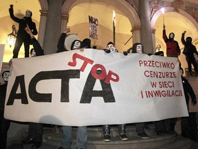 Anonymous tumba la web de la Eurocámara en protesta por el ACTA
