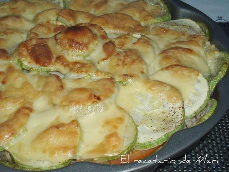 PASTEL DE CARNE Y VERDURA