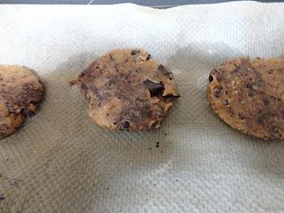Cookies de chocolate 'light'