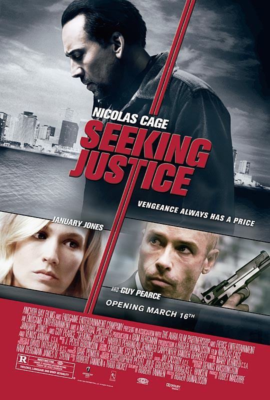 Seeking Justice, de Nicolas Cage, tiene trailer y cartel