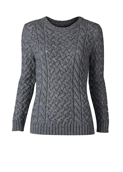 Jersey calado gris - MANGO Jersey calado gris - MANGO