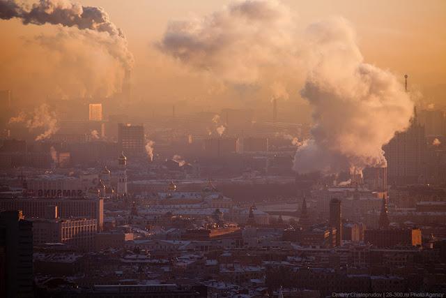 La impresionante contaminación de Moscú