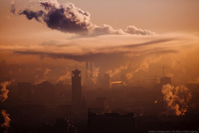 La impresionante contaminación de Moscú