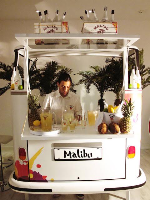 Gana un Cocktail corner Malibú para el día de tu boda...