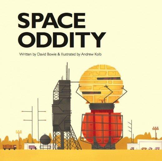 Space Oddity, de David Bowie, como un libro para niños.