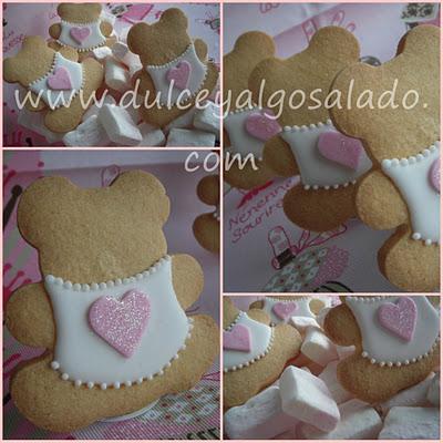 Galletas decoradas...ositos enamorados!!