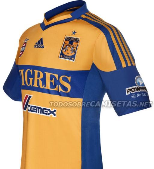 Nueva camiseta Adidas de los Tigres UANL 2012