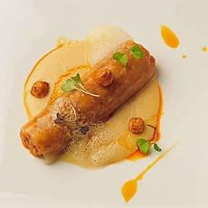 canelón-de-callos Receta ganadora de la 6ª semifinal de IV Concurso Cocinero del Año