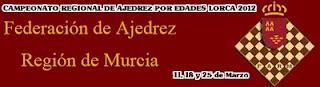 CAMPEONATO REGIONAL DE AJEDREZ POR EDADES LORCA 2012