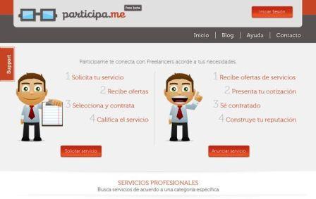 Participame Participame Plataforma para buscar y encontrar empleo como Freelance