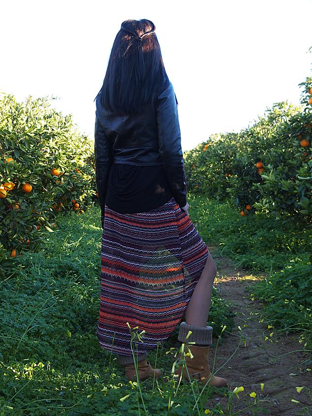 Falda asimétrica Falda asimétrica