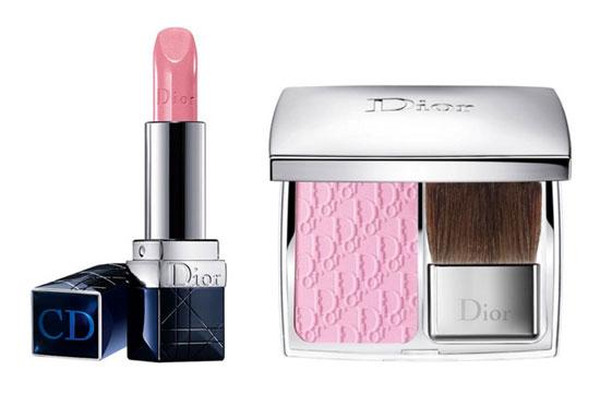 blush y labial Dior Garden Party