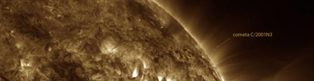 sol cometa El último vuelo de un cometa