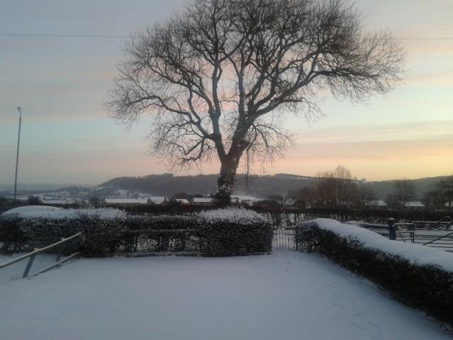 Nevando en Bakewell