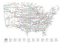 Mapa carreteras USA