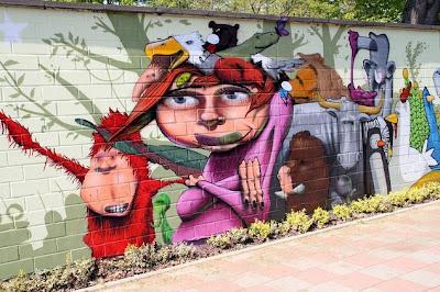 Arte Urbano en el Kölner Zoo de Colonia Arte Urbano en el Kölner Zoo de Colonia