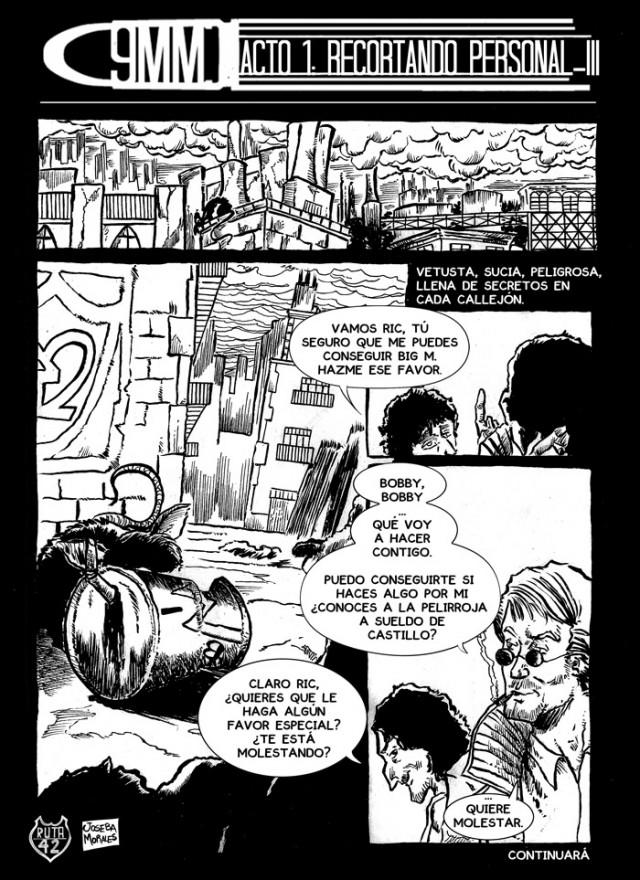 Webcómic “9mm”; Acto 1 – III Webcómic “9mm”; Acto 1 – III