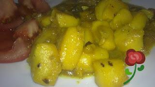 Choco en salsa de almendras Choco en salsa de almendras