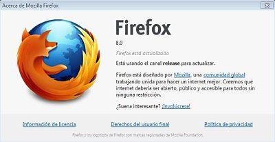 Firefox 8 Firefox 8