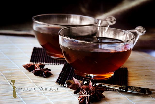 Tai habbt hlawa (té verde con anís estrellado) Tai habbt hlawa (té verde con anís estrellado)