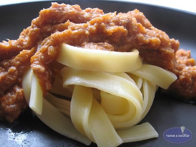 Tagliatelli con Ragú estilo Oliver´s Tagliatelli con Ragú estilo Oliver´s