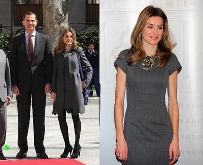 Dña Letizia repite por octava vez el que parece ser su vestido favorito