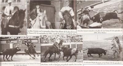 PRESENCIA DE LA MUJER EN LA FIESTA DE LOS TOROS: DESDE SUS ORIGENES A NUESTROS DIAS (Capitulo V) PRESENCIA DE LA MUJER EN LA FIESTA DE LOS TOROS: DESDE SUS ORIGENES A NUESTROS DIAS (Capitulo V)