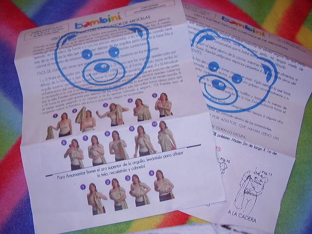 instructivo Casa dei Bambini rifa un portabebé