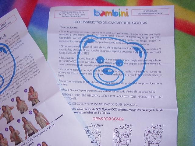 precauciones Casa dei Bambini rifa un portabebé