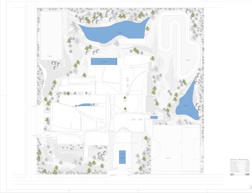 A-cero presenta el proyecto para la realización de una villa en EAU (Propuesta I)