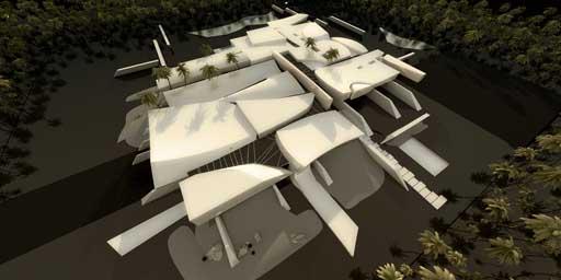 A-cero presenta el proyecto para la realización de una villa en EAU (Propuesta I)