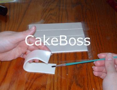Paso a paso: Lazos con fondant riego de la articulación