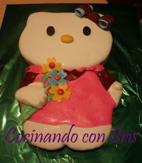 Paso a paso: Tarta Fondant Hello Kitty Paso a paso: Tarta Fondant Hello Kitty