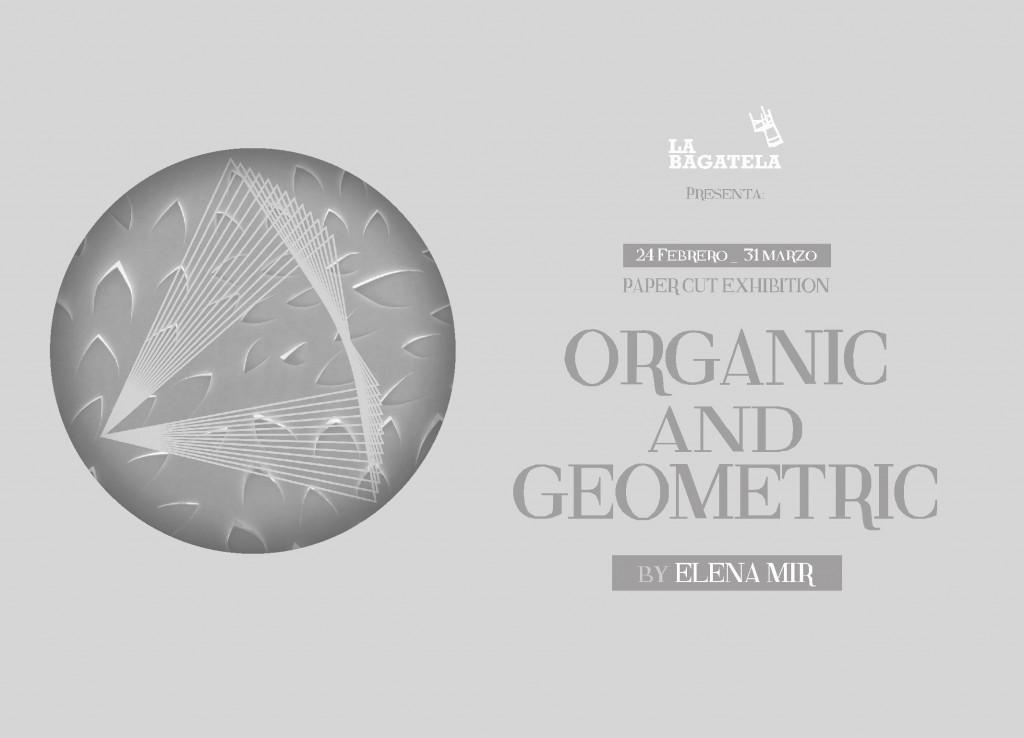 cartel Sr.Pulpo Organic and Geometric, una exposición de Elena Mir