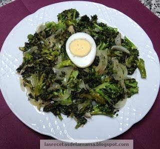 Receta de Brócoli con cebolla Receta de Brócoli con cebolla
