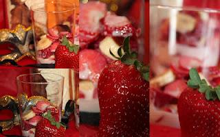 Fresas y plátano con leche Fresas y plátano con leche