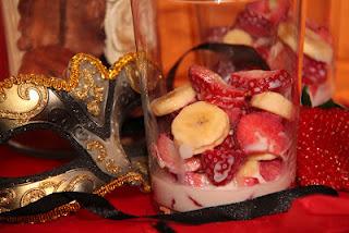 Fresas y plátano con leche Fresas y plátano con leche