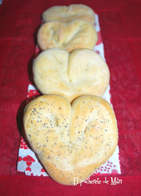 MINI CORAZONES DE PAN MINI CORAZONES DE PAN