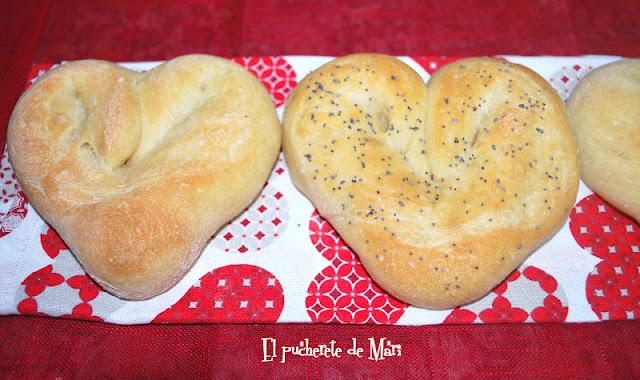 MINI CORAZONES DE PAN MINI CORAZONES DE PAN