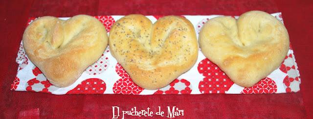 MINI CORAZONES DE PAN MINI CORAZONES DE PAN