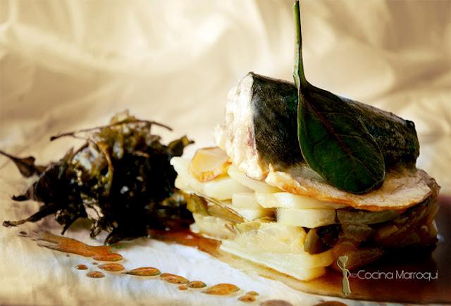 Maquerau del Estrecho con salsa de Arksous Maquerau del Estrecho con salsa de Arksous