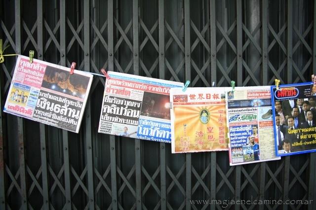 bangkok Flash 9: Los diarios y revistas en el mundo