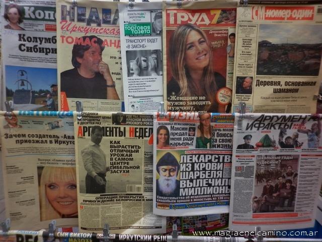 rusia Flash 9: Los diarios y revistas en el mundo