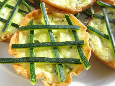 Mini-quiches de calabacín