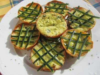 Mini-quiches de calabacín