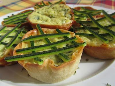 Mini-quiches de calabacín