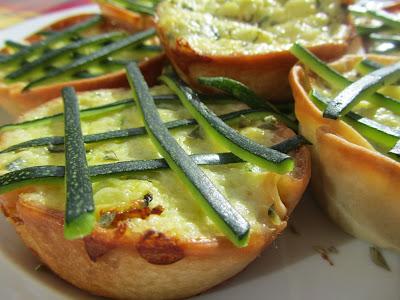 Mini-quiches de calabacín