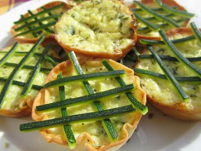 Mini-quiches de calabacín