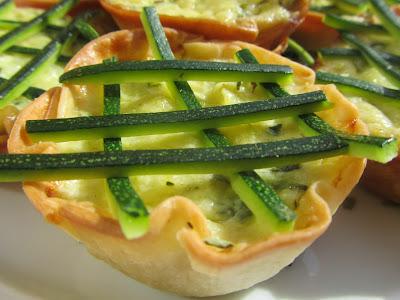 Mini-quiches de calabacín